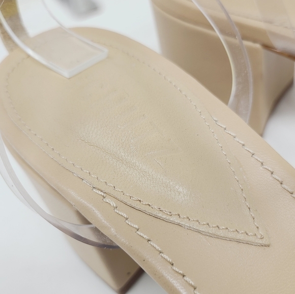 Schutz | Women's Silver Elegant Elyda Rhinestone Embellished Sandals (Size 9B) - Picture 7 of 15